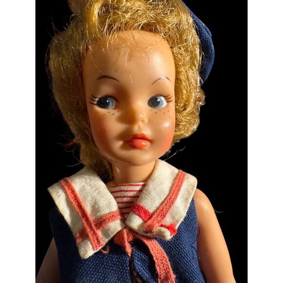 All Original Ideal Pepper Doll Toy W/ Original Outfit Dress Shoes Hat Anchor 9.5 - Picture 11 of 12